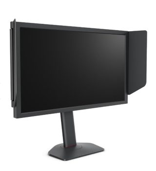 Монитор BenQ ZOWIE XL2546X+, 24.1", 280Hz, FHD FAST TN, за еспорт, CS2, Valorant, DyAc 2, Shield, S Switch, Black eQualizer, Color Vibrance, LBL, Flicker-free, K Locker, XL Setting to Share, 3x HDMI (2.0), DP (1.2), 3.5 Jack, завъртане, наклон, регулиране на височина 155mm