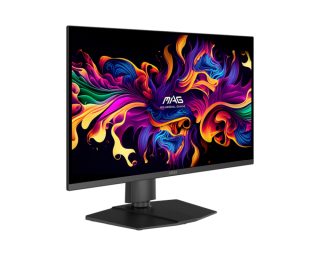 MSI MAG 271QP QD-OLED X24 монитор, 26.5", 240Hz, 0.03ms, 2560x1440 (WQHD), Oled Care 2.0, 16:9, Flat, Adaptive-Sync, HDR True Black 400, 99% DCI-P3, AR, FW Update, 450 nits, DCR 150M:1, DP(1.4a) HBR3, 2xHDMI 2.1, Pivot, Регулиране на височина, VESA, Черен, 8kg
