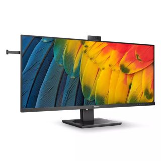 Philips 40B1U5601H 40" IPS WLED монитор, 3440x1440@100Hz, 4ms GtG, 300cd/m², 1200:1, DCR 50M:1, FlickerFree, Low Blue Mode, 5Wx2, Tilt, Height Adjust, Swivel, HDMI, DP, USB hub, KVM, RJ45