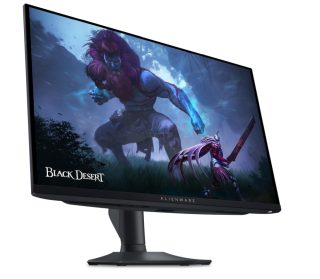 Dell Alienware AW2725DF 26.7" QD-OLED игров монитор, QHD 2560x1440, 360Hz, 0.03ms, HDR-400, AMD FreeSync Premium Pro, черен