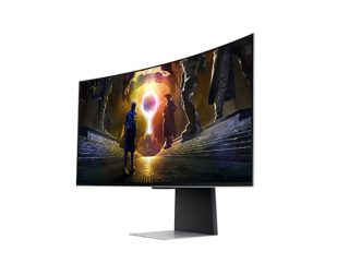 Samsung LS34DG850 34" Извит монитор Odyssey G8 OLED, 1800R, 175 Hz, 0.1 ms GTG, 21:9, 3440 x 1440, Smart, 2xUSB C, Mini DP, Micro HDMI 2.1, Wi-Fi 5, BT 5.2, говорители, 178°/178°, сребрист