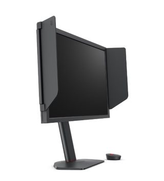 Монитор BenQ ZOWIE XL2566X+, 24.1", 400Hz, FHD FAST TN, за еспорт, CS2, Valorant, DyAc 2, Shield, S Switch, Black eQualizer, Color Vibrance, LBL, Flicker-free, K Locker, XL Setting to Share, 3x HDMI (2.0), DP (1.4), 3.5 Jack, завъртане, накланяне, регулиране на височина 155mm