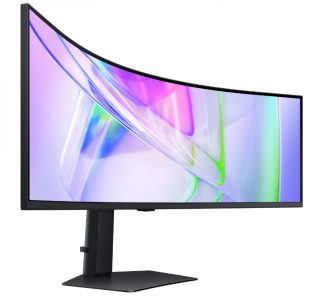 Samsung 49" 49C950 VA DQHD 120 Hz, 4 ms GTG, 5120x1440, USB-C 90W, USB 3.0, HDMI, високоговорители, черен