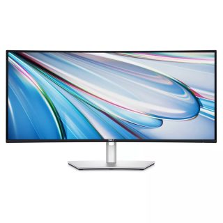Dell U3425WE 34.14" IPS Anti-Glare UltraSharp извит монитор, 21:9, 5ms, 2000:1, 300 cd/m2, WQHD 3440x1440, 120 Hz, sRGB 100%, HDMI, DP, USB 3.2 Hub, USB-C Hub, високоговорители, RJ45, KVM, PiP, PbP, ComfortView, PD 90W, регулиране на височина, завъртане, наклон