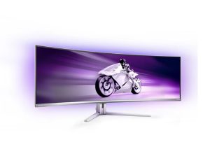 Монитор Philips 49M2C8900L, 48.9" QD-OLED Curved 1800R, 5120x1440@144Hz, 0.03 GtG, 1000cd/m², 1 000 000:1, Mega Infinity DCR, Adaptive Sync, FlickerFree, Blue Light Soft., 7.5Wx4+DTS, Tilt, Height Adjust, Swivel, 2xHDMI, DP, USB hub