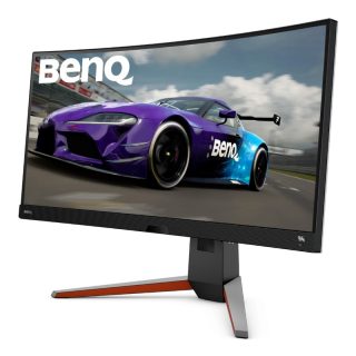 BenQ MOBIUZ EX3415R 34" IPS 144Hz 1ms 3440x1440 21:9 Извит гейминг монитор, FreeSync Premium, HDR 400, Сив