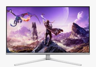 Philips 32M2N8900P 31.5" QD-OLED монитор, 3840x2160@240Hz, 0.03ms GtG, 250cd/m2 (SDR), 1000cd/m2 (HDR), 1.500.000:1, Mega Infinity DCR, Adaptive Sync, FlickerFree, SoftBlue tech., 5Wx2+DTS, Tilt, Height Adjust, Swivel, 2xHDMI, DP, USB hub, KVM