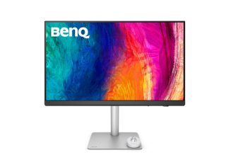 BenQ PD3226G 32" 4K 144Hz IPS 1ms Designer Monitor, AQCOLOR, AMD FreeSync Premium, Pantone, Calman, Display ColorTalk, Daisy Chain, KVM, Thunderbolt 4, CAD/CAM Mode, DualView, 400nits, 1200:1, DP, HDMI, TB4 90W PD, Height Adj. 150mm, 7kg, White-Silver