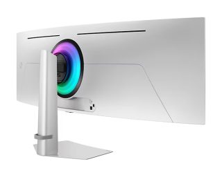 Samsung LS49CG934, 49" Odyssey G9 GAMING, Curved OLED, 1800R, 240Hz, Smart. 32:9, 5120 x 1440, 250 cd/m2, Display Port, HDMI, Micro HDMI, USB Hub, Silver