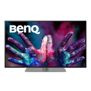 BenQ PD3220U 32" IPS LED 5ms 3840x2160 4K UHD, DesignVue Thunderbolt монитор, AQCOLOR, 100% sRGB, HDR400, B.I., LBL, KVM Switch, ICCsync, CAD/CAM, DualView, 1300:1, 350 cd/m2, 2xHDMI, DP, Thunderbolt 3x2 (PD65W, DP alt), USB-C/USB 3.0x4, говорители 2x2W, регулиране на височина, завъртане, наклон, сив