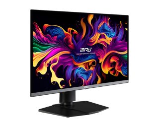 Монитор MSI MPG 272URX QD-OLED, 26.5", 0.03ms, 240Hz, 3840x2160 (UHD), 16:9, Плосък, OLED Care 2.0, G-Sync Compatible, ClearMR 13000, HDR, 1.5M:1, 100M:1, DP(2.1a), 2xHDMI 2.1, 1xTypeC DP alt. w/PD (98W), USB хъб, Pivot, Регулиране на височина, Черен, 8kg