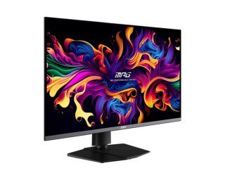 Монитор MSI MPG 322URX QD-OLED, 31.5", 0.03ms, 240Hz, Flat, 3840x2160 UHD, 16:9, G-Sync Compatible, HDR True Black 400, 450 nits, 99% DCI-P3, AG, 1.5M:1, 100M:1, DP(2.1a), 2xHDMI 2.1, 1xTypeC DP alt. w/PD (98W), USB HUB, Pivot, Height Adj., VESA, Black, 9.6kg