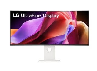 Монитор LG 40U990A-W, 39.7" UltraFine Nano 21:9, IPS Black 5K2K (5120x2160), 1ms MBR, 120Hz, 5ms, 450 cd/m2, 2000:1, HDR 10, DCI-P3 99%, USB-C, FreeSync, VRR, PIP, 2 PBP, HDMI, DP, Thunderbolt 5, Вграден KVM, Високоговорители 2X10W, Наклон, Височина, Завъртане