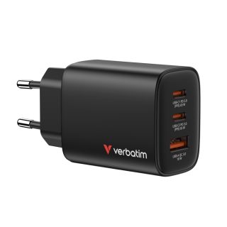 Verbatim Essentials GaN Charger 65W EU plug Black