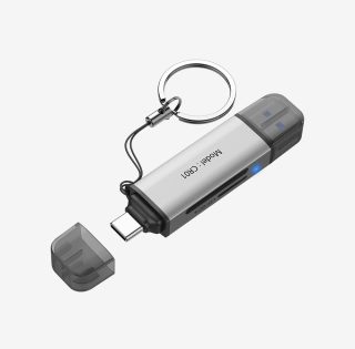 Четец за карти Hiksemi, USB 3.0 и Type-C, SD карти и TF карти