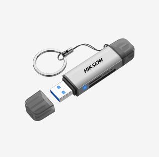 Четец за карти Hiksemi, USB 3.0 и Type-C, SD карти и TF карти