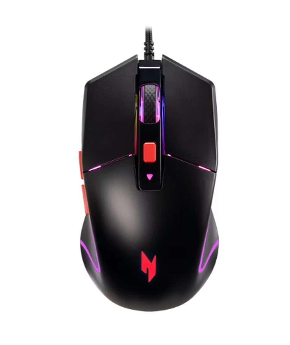 Acer Nitro Mouse NMW100 Black, до 7200 dpi, с кабел, 6 бутона, Retail Pack