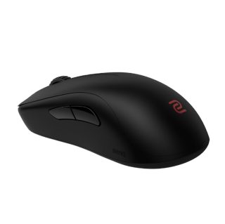 BenQ ZOWIE S2-DW 4K Wireless Mouse за Esports, размер S, 65g, до 4000 Hz, до 3200 DPI, симетричен дизайн, по-къса обща дължина със странични извивки за стабилно проследяване, безжичен с 4K усилващ приемник, захранван от Sports Science, без драйвери, plug and play