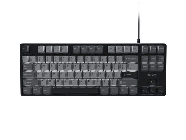 Fury Gaming Keyboard Kanabo K2, US layout, White backlight, Mechanical, Black-Grey