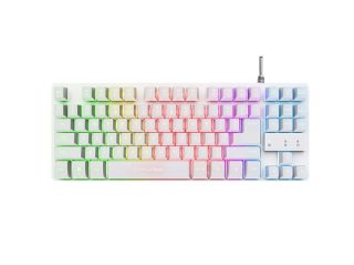 TRUST GXT833 Thado TKL клавиатура, Бяла US