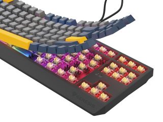 Genesis Gaming Keyboard Thor 230 TKL Naval Blue Negative US RGB Mechanical Outemu Panda