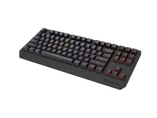 Genesis Gaming Keyboard Thor 230 TKL Wireless US Black RGB Mechanical Outemu Silent Lemon