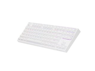 Genesis Gaming Keyboard Thor 404 TKL White RGB Backlight US Layout Brown Switch