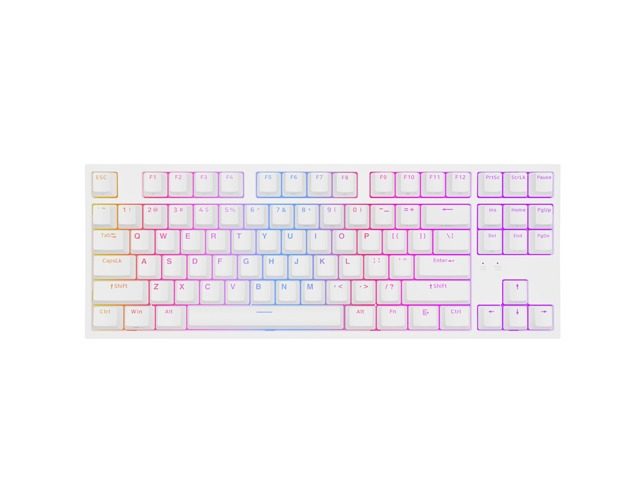 Genesis Gaming Keyboard Thor 404 TKL White RGB Backlight US Layout Brown Switch