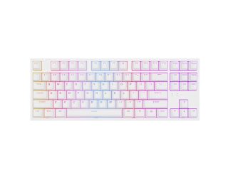 Genesis Gaming Keyboard Thor 404 TKL White RGB Backlight US Layout Brown Switch