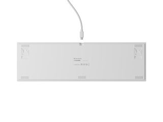 Genesis Mechanical Gaming Keyboard Thor 404 White RGB Backlight Gateron Peach Silent, US Layout