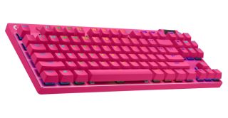 Logitech G PRO X TKL LIGHTSPEED Gaming Keyboard - MAGENTA - US INT'L - 2.4GHZ/BT - N/A - EMEA28-935 - TACTILE
