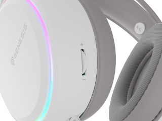 Genesis Слушалки Neon 613 G2 с микрофон RGB подсветка Бял