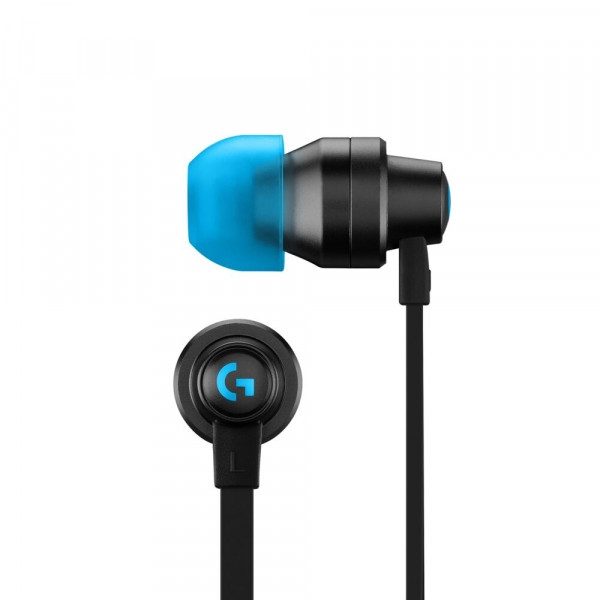Logitech G333 Gaming Headphones, Cable Management, Custom-length Cable, Dual Dynamic Drivers, Black