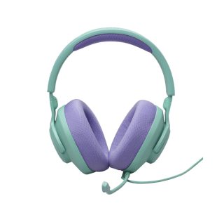 JBL QUANTUM 100M2 CYN Слушалки за игри, над ушите, с кабел, със свалящ се микрофон и опция за заглушаване