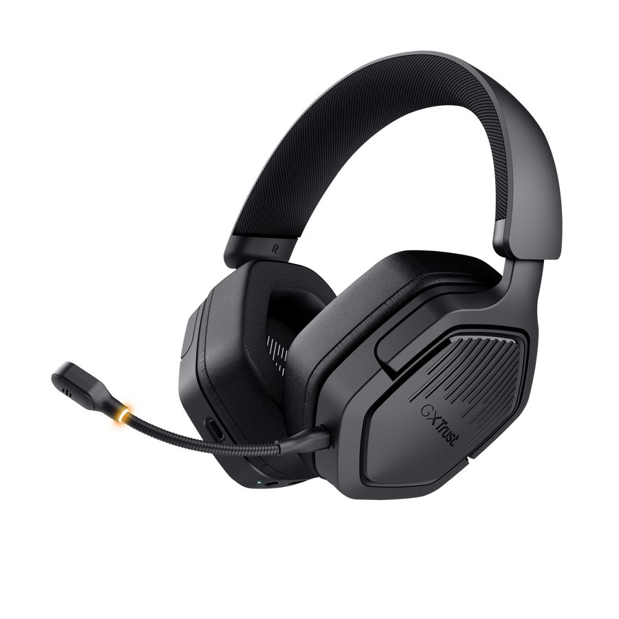 TRUST GXT 493 Carus Wireless Multiplatform headset - Black