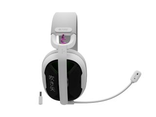 Fury Gaming Headset, Fukiya F6, Wireless With Microphone, White