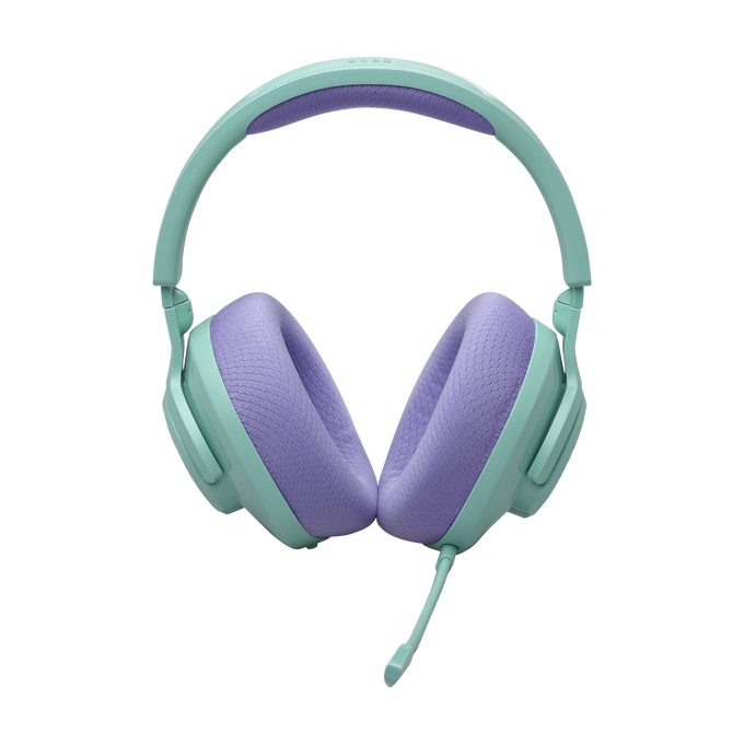 JBL QUANTUM 360 CYN Безжични гейминг слушалки над ушите със съраунд звук и подвижен микрофон