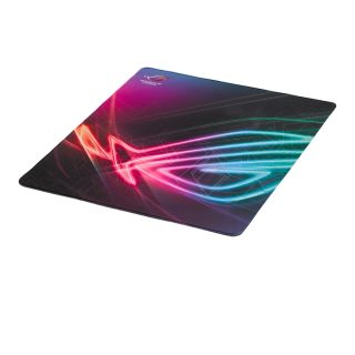 Asus ROG Strix Edge large, вертикална геймърска подложка за мишка с оптимизирана за игри повърхност, пълноцветни шевове срещу протриване и гумена основа против плъзгане