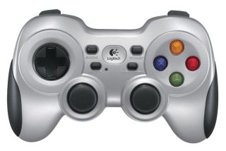 Logitech Gamepad F710, Dual Vibration Feedback, Steam Support, D-Pad, 2.4 GHz Wireless