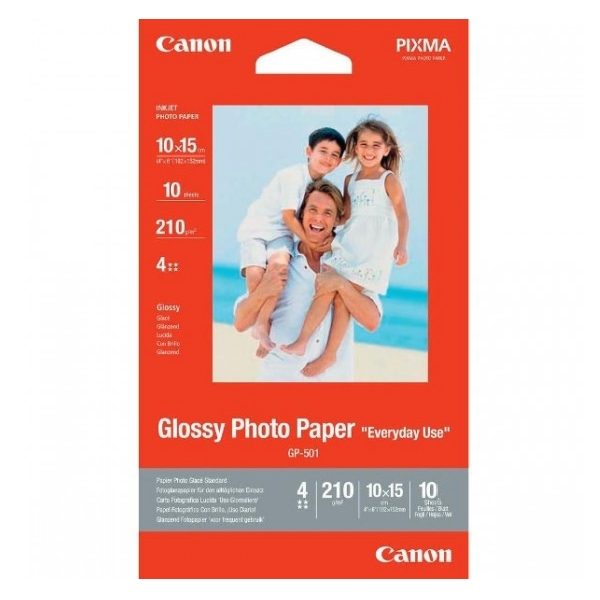 Canon GP-501 фотографска хартия 10x15 см, 10 листа
