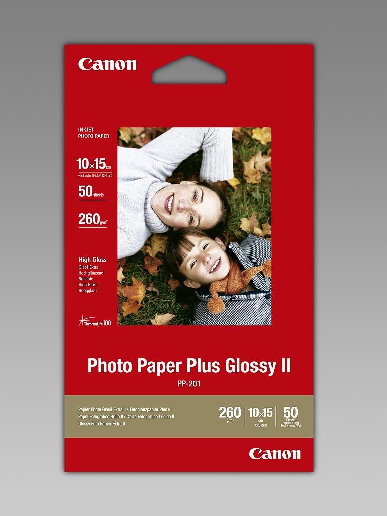 Canon Plus Glossy II PP-201, 10x15 cm, 50 листа