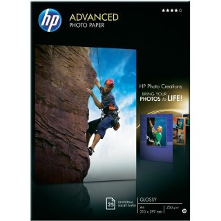 HP Advanced Glossy Photo Paper - 25 листа/A4/210 x 297 mm