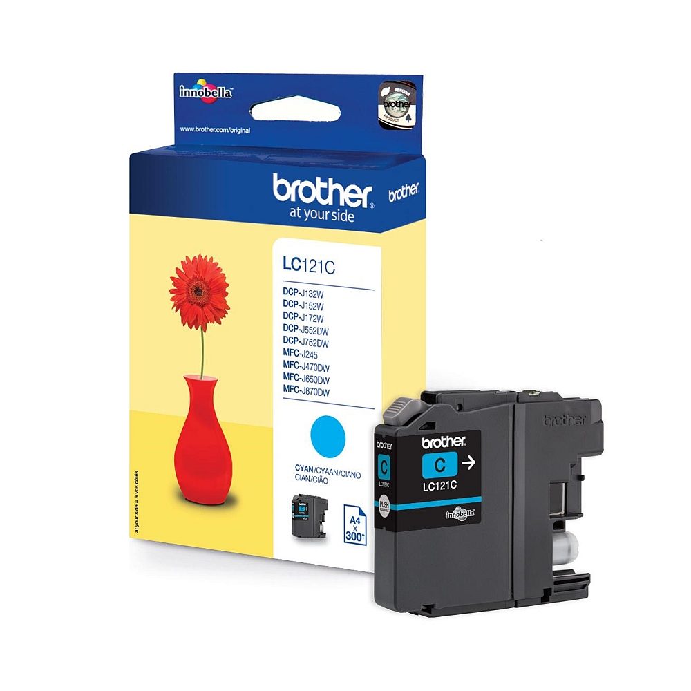 Brother LC-121 Циан мастило касета за MFC-J470DW/DCP-J552DW