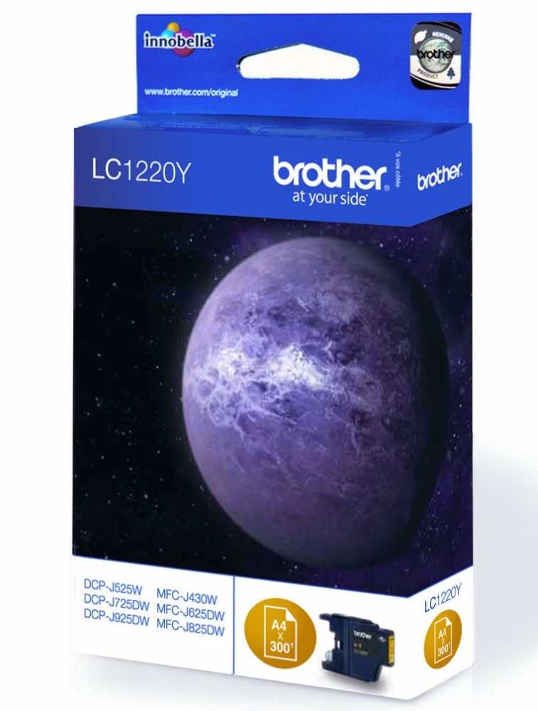 Brother LC-1220Y мастило касета за DCP-J525W/DCP-J725DW/DCP-J925DW/MFC-J430W