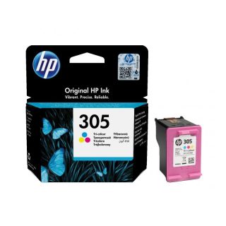 HP 305 Трицветен оригинален мастилен касет