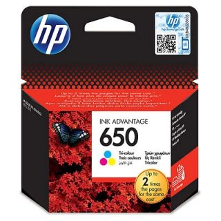 HP 650 Трицветен мастилен касет