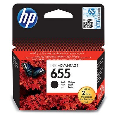 HP 655 Черен мастилен касет