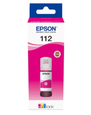 Epson 112 EcoTank Pigment Magenta бутилка мастило