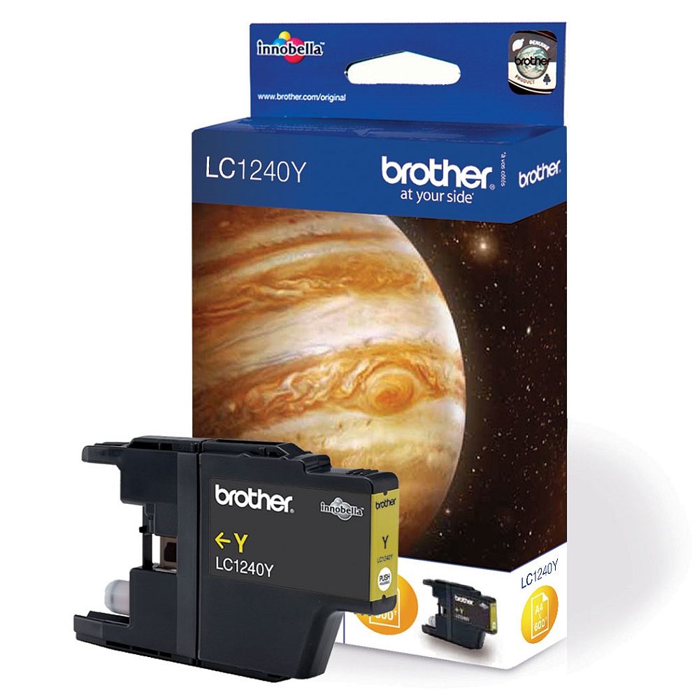 Brother LC-1240 Жълт мастилен касет за MFC-J6510/J6910