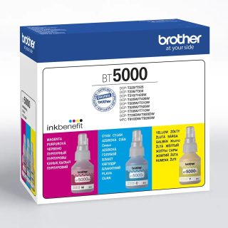 Brother Value Pack BT5000C, BT5000M, BT5000Y Мастило за T420,T426,T520,T720,T920